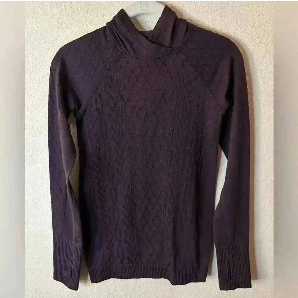 Lululemon Rest Less Hoodie Black Cherry size 2